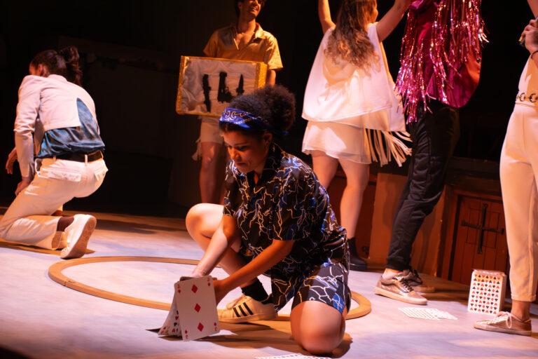 Fotografía de vestuario para la obra de teatro Los Prodigios Teatro Clásico Alcalá de Henares diseñado por Berta Navas