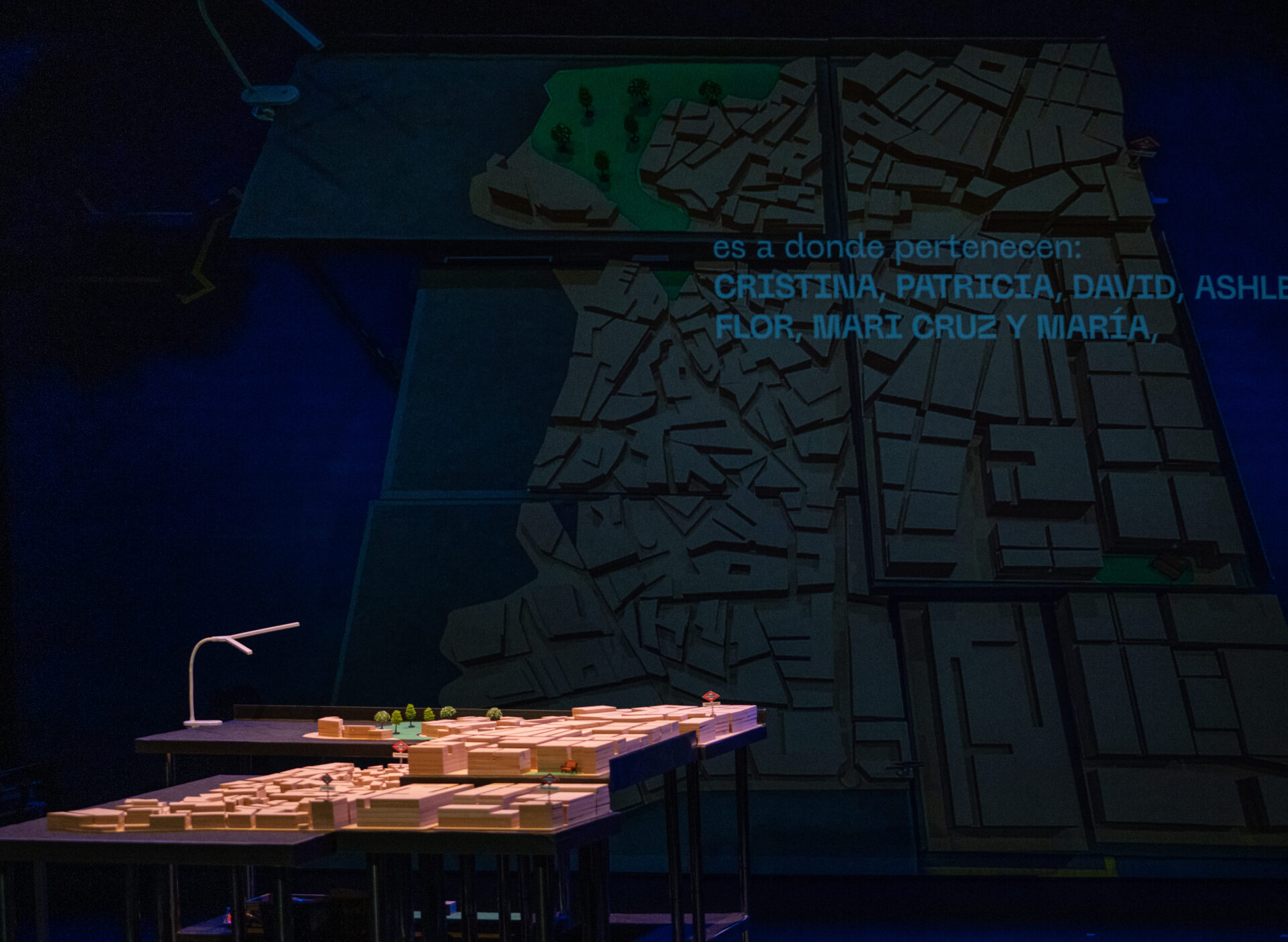 Escenografía teatral contemporánea en Madrid